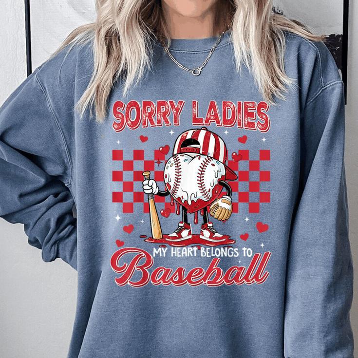 Valentine My Heart Belongs Baseball Lover Boy Men Comfort Colors Sweatshirt Valentine My Heart Belongs Baseball Lover Boy Men Comfort Colors Sweatshirt