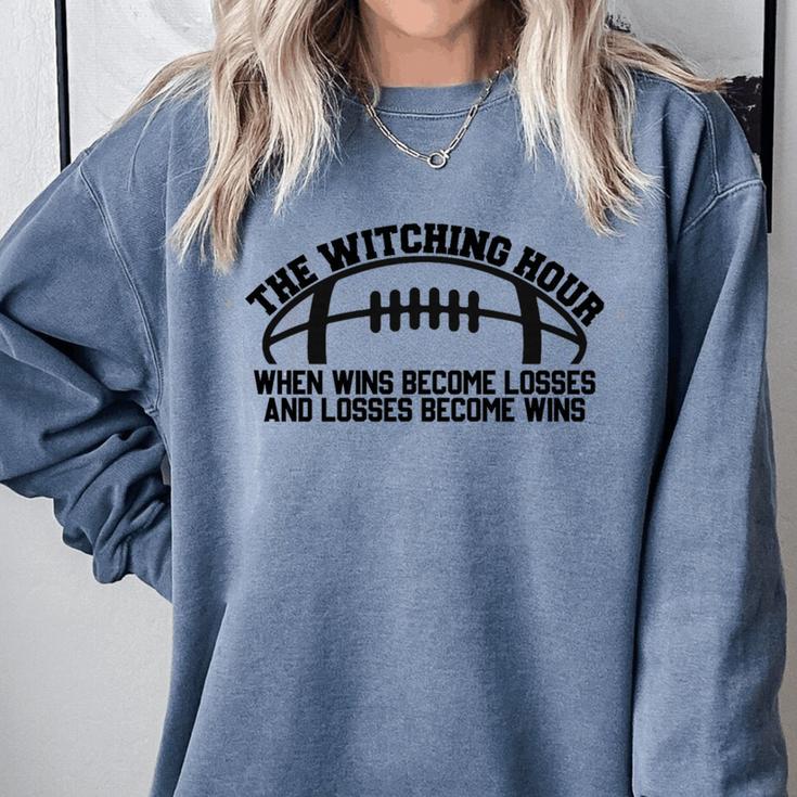 The Witching Hour When Wins Become Losses Baseball Premium Tri-Blend Comfort Colors Sweatshirt The Witching Hour When Wins Become Losses Baseball Premium Tri-Blend Comfort Colors Sweatshirt