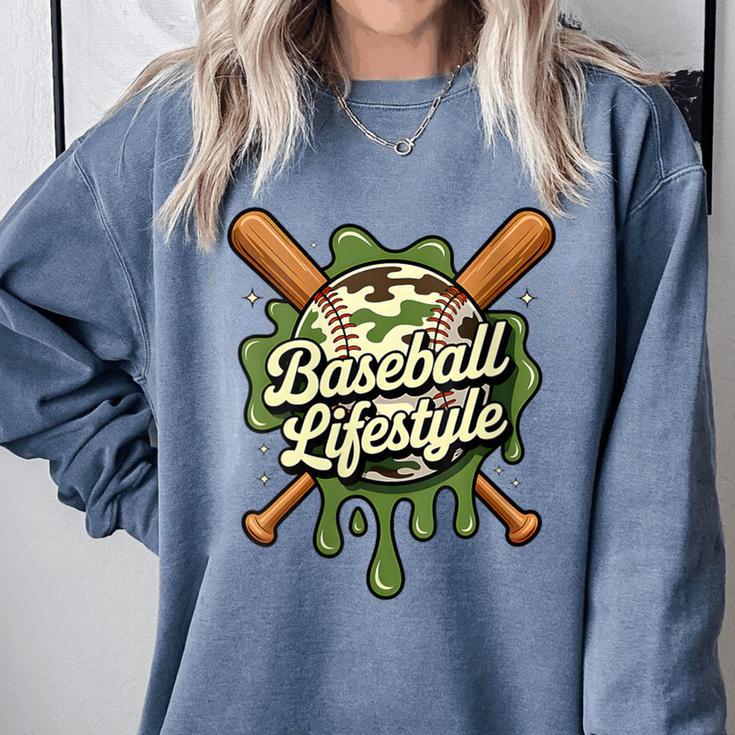 Women's Baseball Life Style 101 Apparel Youth Drip Baseball Boys Kid Comfort Colors Sweatshirt Women's Baseball Life Style 101 Apparel Youth Drip Baseball Boys Kid Comfort Colors Sweatshirt