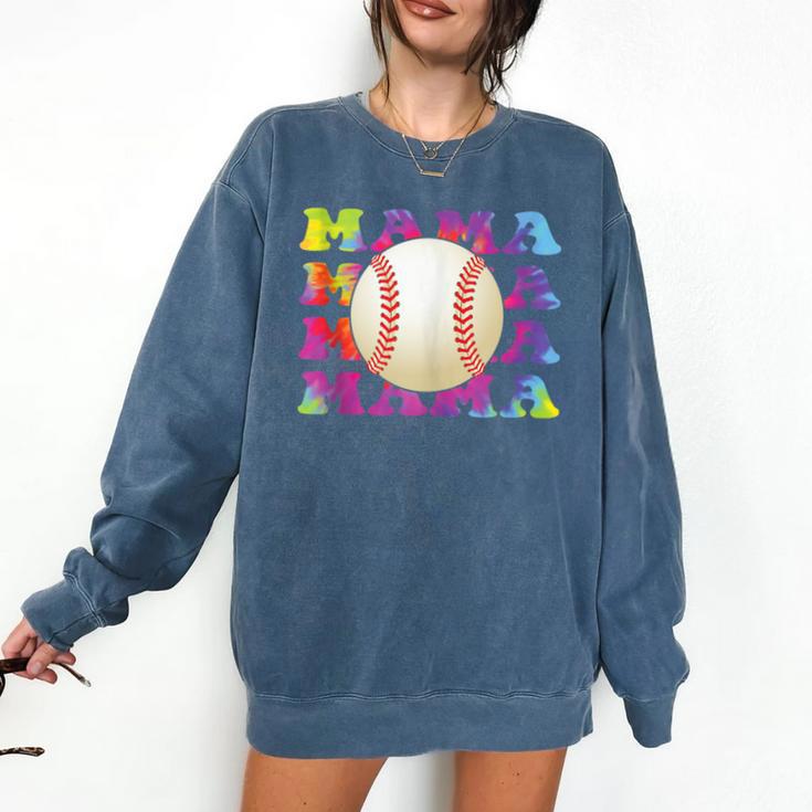 Baseball Mama Sport Women Proud Baseball Mom Comfort Colors Sweatshirt