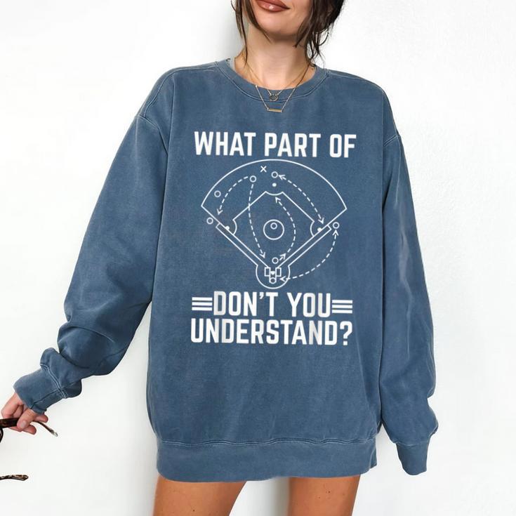 Baseball Math Double Play What Part Of Baseball Game Comfort Colors Sweatshirt