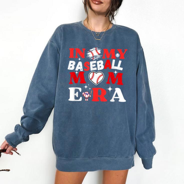 In My Baseball Mom Era Endless Memories Stylish Tribute Comfort Colors Sweatshirt