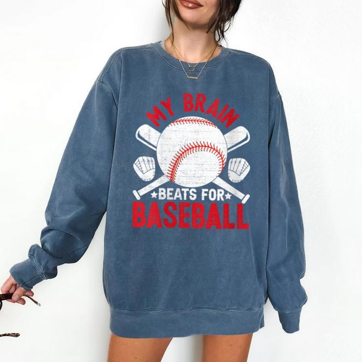 Baseball Mom Meme Quote Comfort Colors Sweatshirt