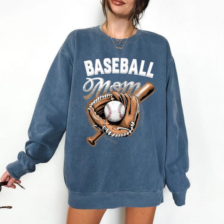 Baseball Mom Baseball Player Comfort Colors Sweatshirt