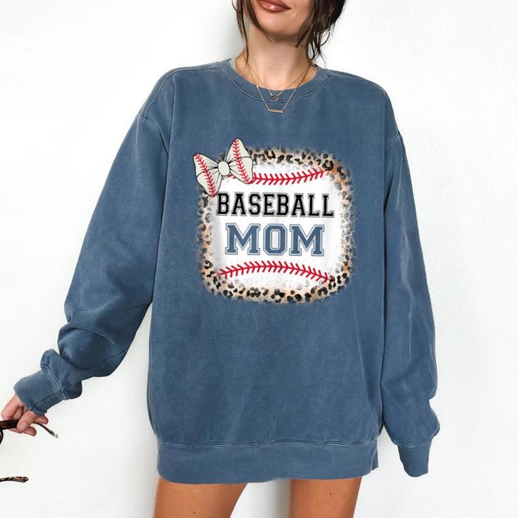 Baseball-Shirt Women Girls Mama Baseball Mom Comfort Colors Sweatshirt
