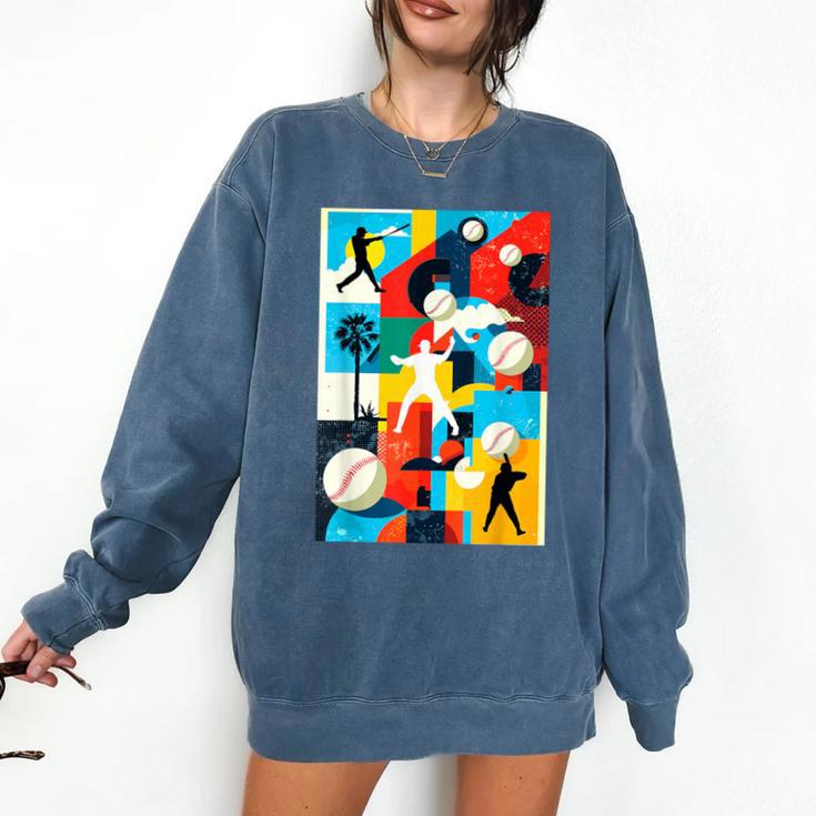 Baseball Strikeout Fastball Strikes Hitter Inning Curveball Comfort Colors Sweatshirt