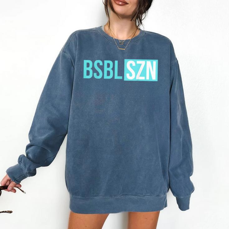 BSBL SZN Baseball Season Game Day Boys Girls Youth Comfort Colors Sweatshirt