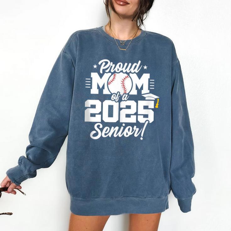 Class Of 2025 Senior Year Baseball Mom Senior 2025 Comfort Colors Sweatshirt