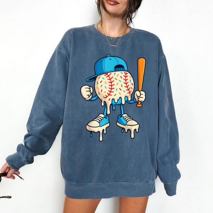 Cool Drip Baseball Shirt Youth Baseball Drip Comfort Colors Sweatshirt
