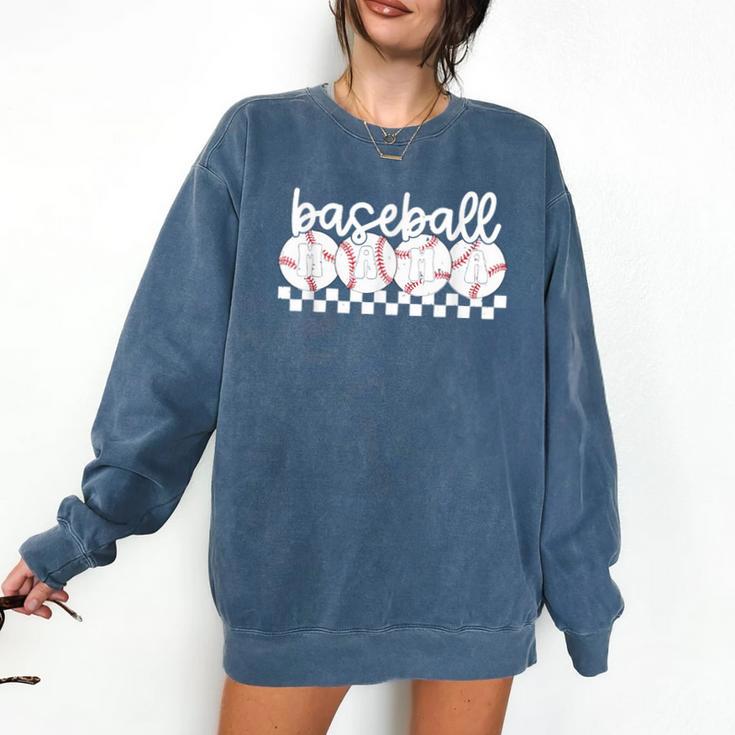 Cute Sports Baseball Mom Game Day Comfort Colors Sweatshirt