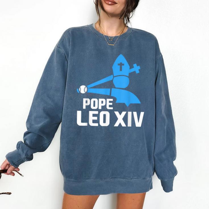 Da Pope Leo XIV Baseball Comfort Colors Sweatshirt