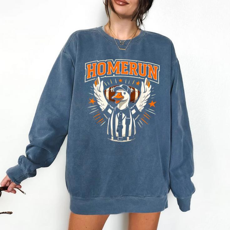 Football Referee Touchdown Baseball Homerun Goose Comfort Colors Sweatshirt
