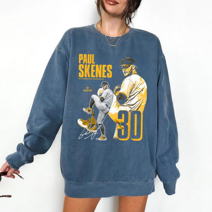 Paul Skenes Pittsburgh MLB Baseball Players MLBPSK304N Comfort Colors Sweatshirt