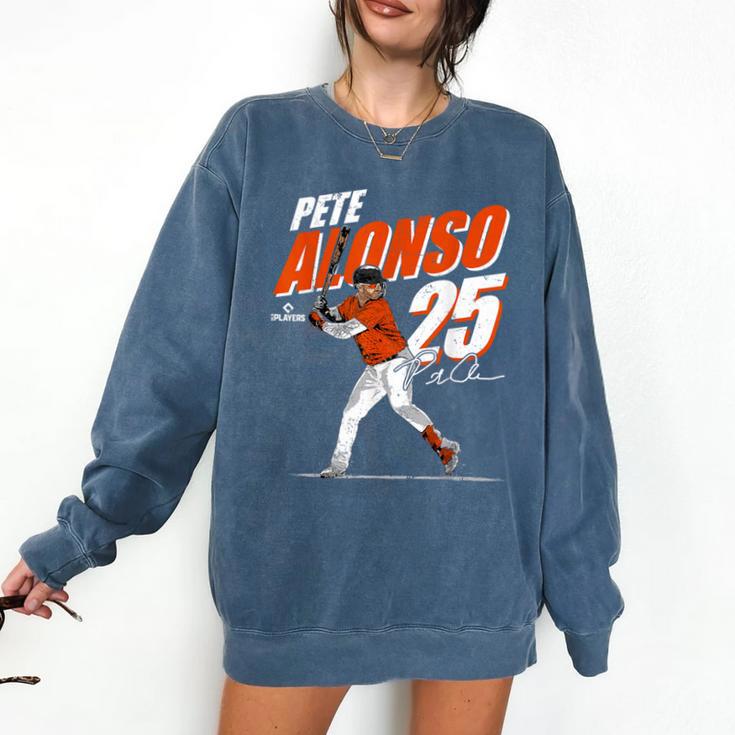 Pete Alonso Baltimore Baseball Players MLBPAL201M Comfort Colors Sweatshirt