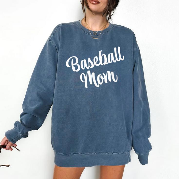 AS Tees Baseball Mom Mama Mommy Mother Comfort Colors Sweatshirt