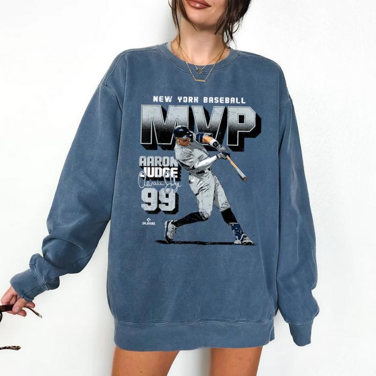 Aaron Judge New York Y Baseball 2025 AL MVP MLBAJMVPM Comfort Colors Sweatshirt