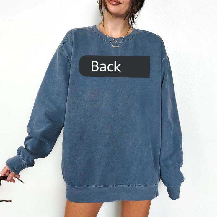 Baseball Mom Moms Against Baseball Pants On Back Comfort Colors Sweatshirt