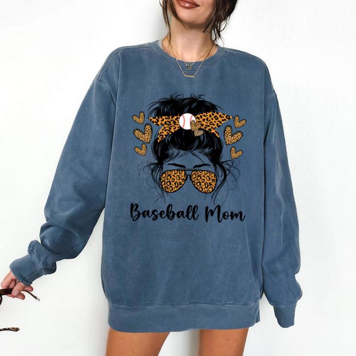 Baseball Mom Baseball Player Mom Comfort Colors Sweatshirt
