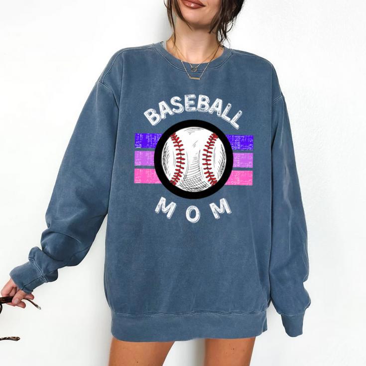 Baseball Mom Sports Mom Proud Baseball Mom Premium Comfort Colors Sweatshirt