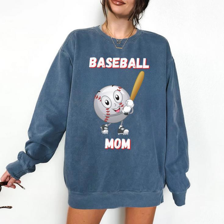 Baseball Mom Sports Quote Comfort Colors Sweatshirt