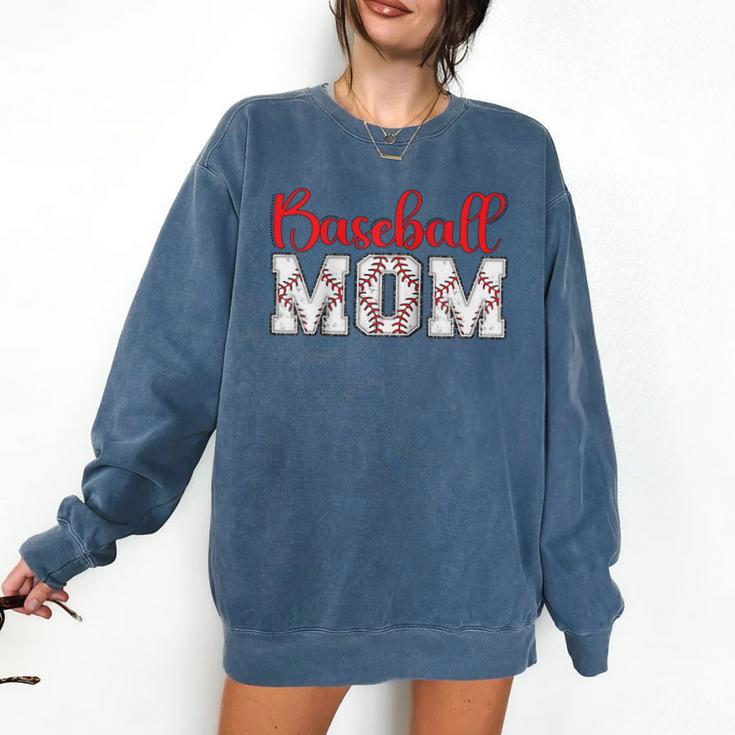 Baseball Mom Sporty Humor Raglan Baseball Tee Comfort Colors Sweatshirt