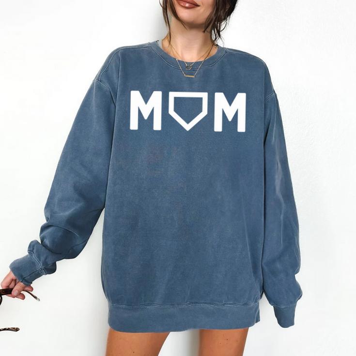 Cute Baseball Mom Favorite Player Mother's Day Comfort Colors Sweatshirt