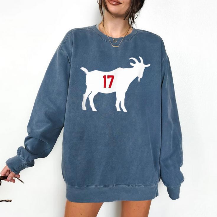 Lovers Baseball Goat 17 Apparel Men Women Kids Comfort Colors Sweatshirt