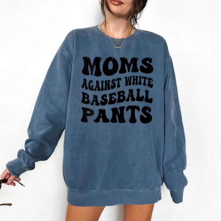 Moms Against Baseball Pants Baseball Mom Cool Comfort Colors Sweatshirt