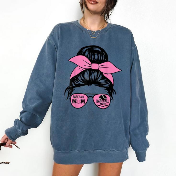 Mother Day Mama Retro Mama Mommy Baseball Mom Comfort Colors Sweatshirt
