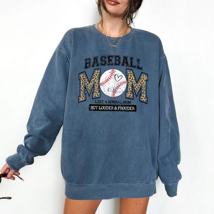 Proud Baseball Mom Shirt For Women Baseball Mom Team Comfort Colors Sweatshirt