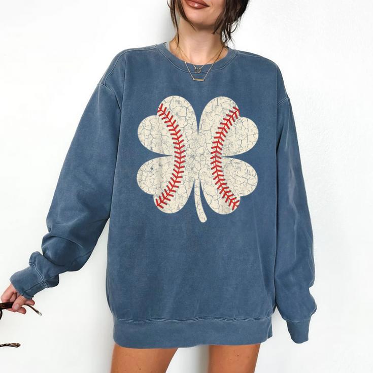 StPatrick’s Day Irish Shenanigans Baseball Fan Shamrock Tee Comfort Colors Sweatshirt