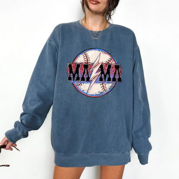 T Ball Mama Baseball Mama Baseball Mom Comfort Colors Sweatshirt