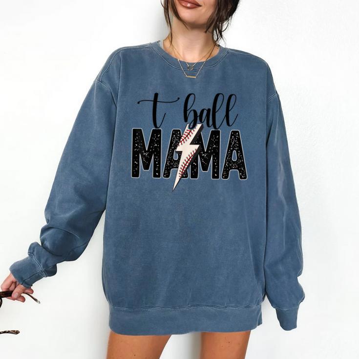 T-Ball Mama Baseball Mama Baseball Mom Comfort Colors Sweatshirt