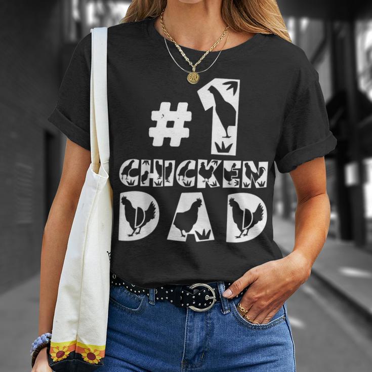 1 Papà Pollo Padre Pollo Maglietta Regalos para ella