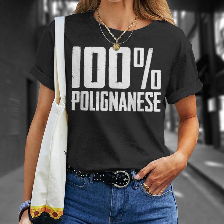 100 Polignanese Polignano A Mare Tシャツ 彼女への贈り物