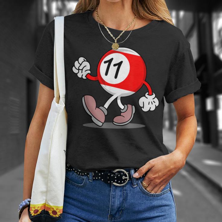 11歳の誕生日 男の子 女の子 赤 ビリヤードボール 11 Tシャツ 彼女への贈り物