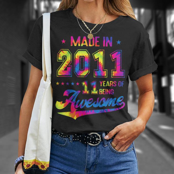 11歳男の子女の子 2011年生まれビンテージ11歳の誕生日 Tシャツ 彼女への贈り物