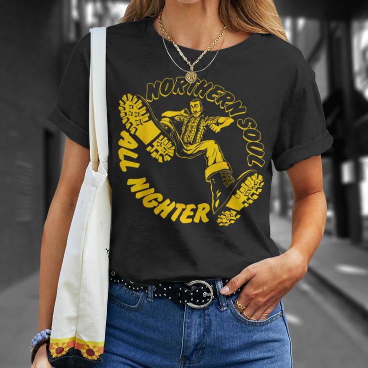 1960'S Mod Northernoul All Nighter Bootboyoulboyka Man Tシャツ 彼女への贈り物