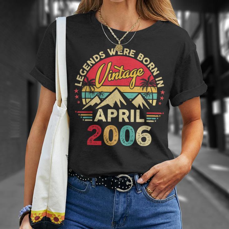 2006年4月 レトロ サンセット クラシック 20歳 20歳の誕生日 Tシャツ 彼女への贈り物