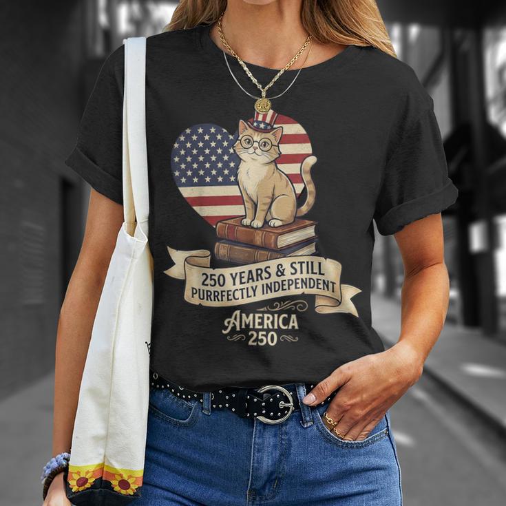 250 Anniversary USA Shirt Book Cute Cat 4th Of July T-Shirt Gifts for Her 250 Anniversary USA Shirt Book Cute Cat 4th Of July T-Shirt Gifts for Her