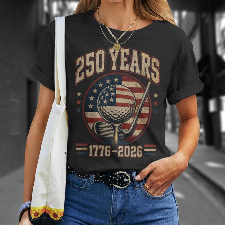 250周年記念 250 Usa アメリカ ゴルフ 1776 2026 愛国的 Tシャツ 彼女への贈り物