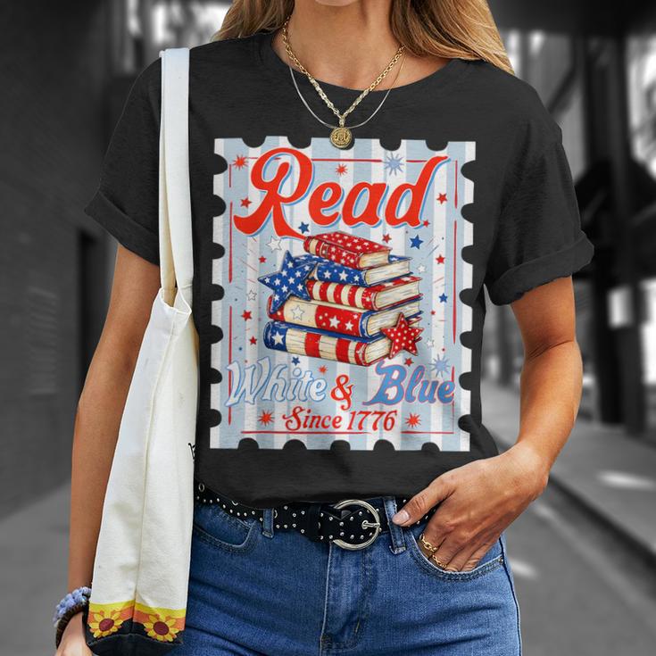 4th Of July Patriotic Read Blue Books Men Women Kid T-Shirt Gifts for Her 4th Of July Patriotic Read Blue Books Men Women Kid T-Shirt Gifts for Her
