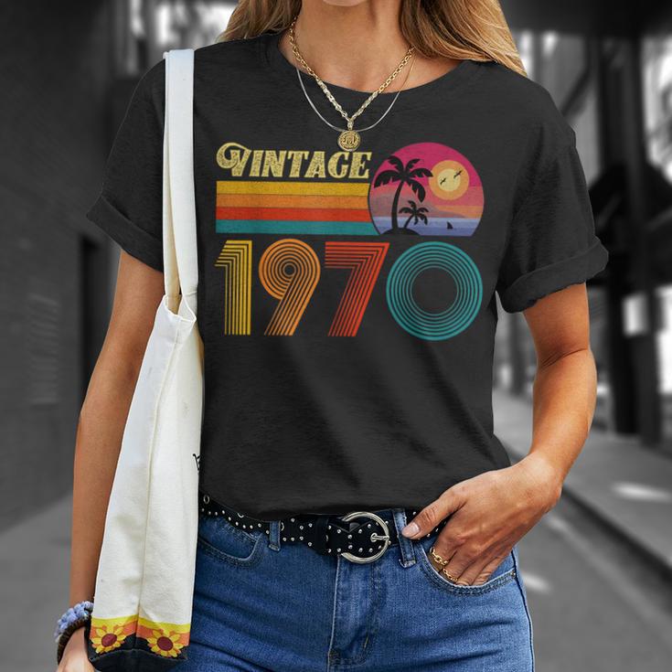 56歳の誕生日プレゼント 56歳 男性 女性 レトロ ヴィンテージ 1970 Tシャツ 彼女への贈り物