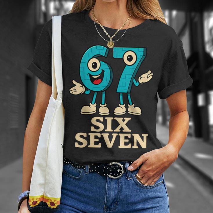 67 シックスセブン 6-7 面白いイタリアンブレインロットスラングゲームミーム Tシャツ 彼女への贈り物