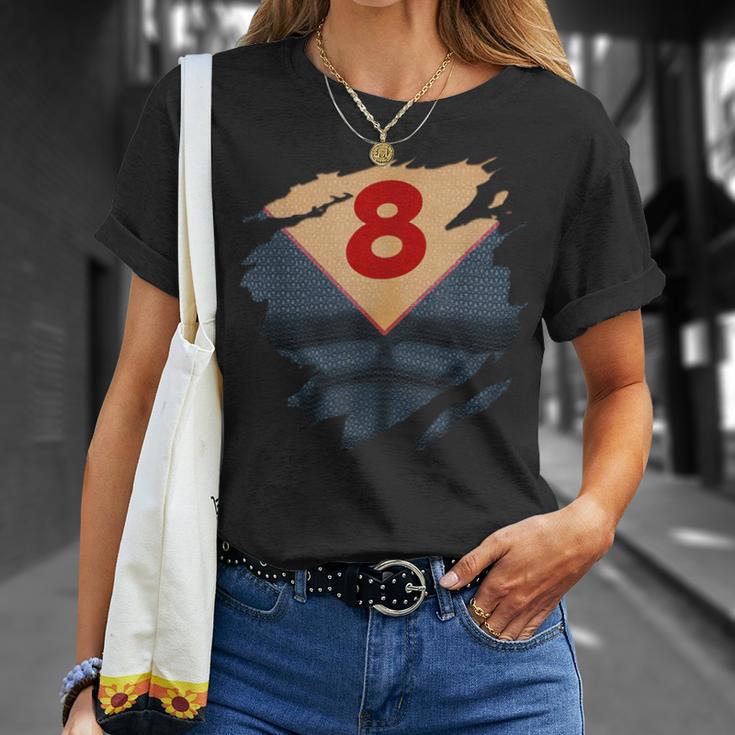 8th Birthday Comic Book Superhero Born In 2017 T-Shirt Gifts for Her 8th Birthday Comic Book Superhero Born In 2017 T-Shirt Gifts for Her