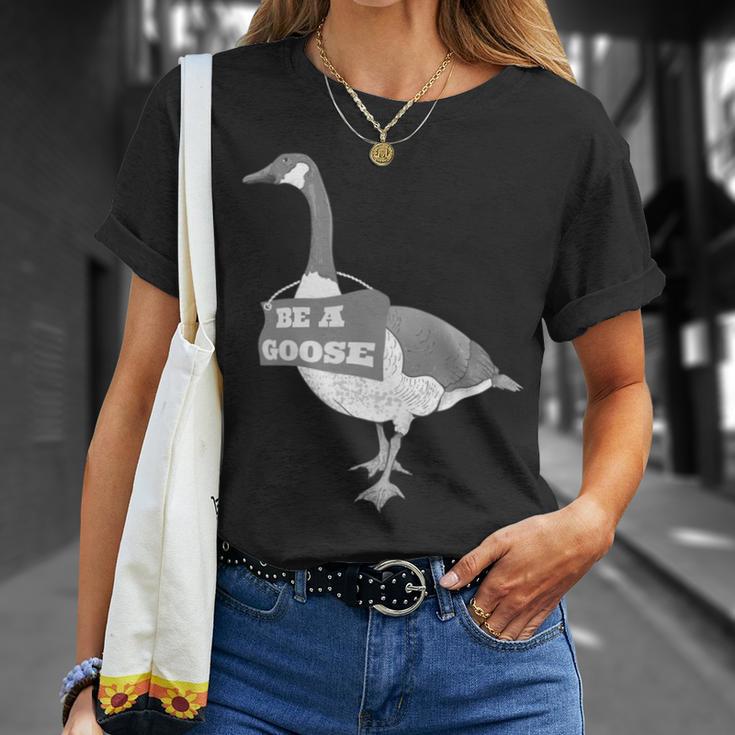 Be A Goose 長袖tシャツ Tシャツ 彼女への贈り物