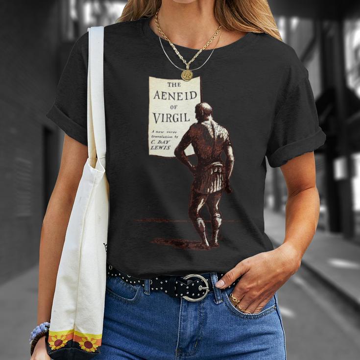 The Aeneid Virgil Vintage Book Cover T-Shirt Gifts for Her