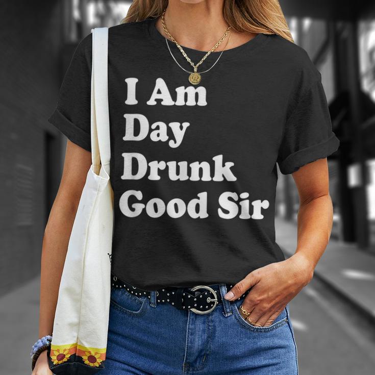 I Am Day Drunk Goodir Drinking Drunk ユーモア Tシャツ 彼女への贈り物