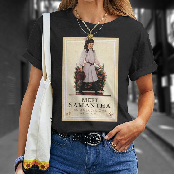 American Girl Meet Samantha Book Cover T-Shirt Gifts for Her American Girl Meet Samantha Book Cover T-Shirt Gifts for Her