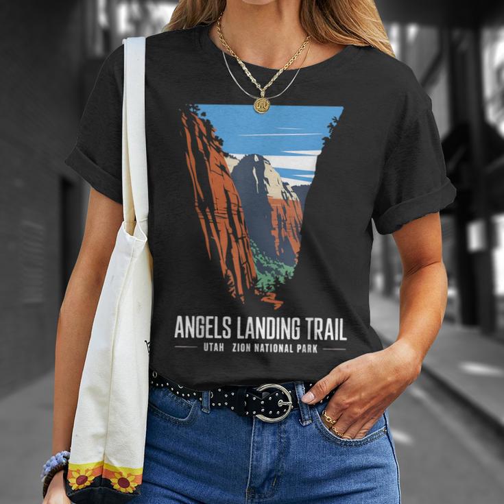 Ángeles Aterrizaje Camiseta unisex Regalos para ella